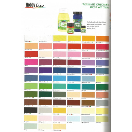 PEINTURE ACRYLIQUE KREUL HOBBY LINE PEINTURE ACRYLIQUE KREUL HOBBY LINE