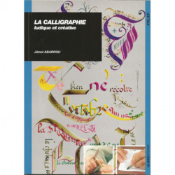 (LIVRESCA) LIVRE LA CALLIGRAPHIE LUDIQUE ET CREATIVE de Jamal Abarrou Editions ULISSE