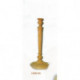 (BOIS BRUT) PIED DE LAMPE bois naturel CANNELE 32 cm