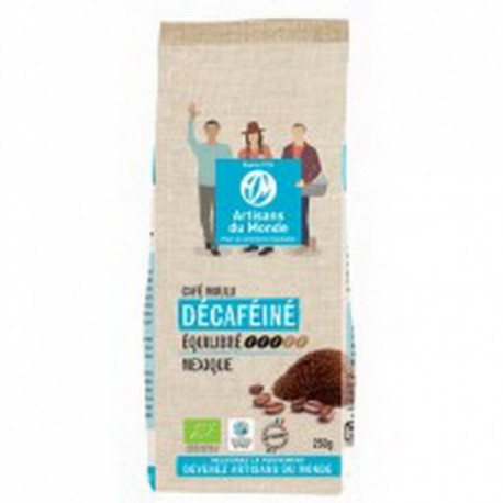 Café bio décaféiné moulu Café bio décaféiné moulu