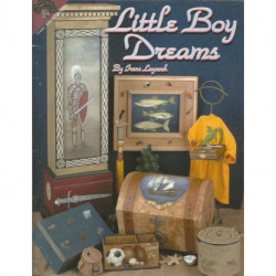 (LIVRESB) LIVRE PEINTURE SUR BOIS  LITTLE BOY DREAMS De Irene LAYCOCK