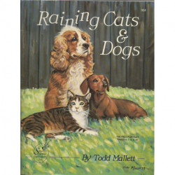 (LIVRESB) LIVRE PEINTURE SUR BOIS RAINING CATS AND DOGS de Todd MALLETT