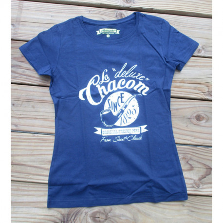 T-shirt Femme "Chacom Deluxe" Bleu marine T-shirt Femme "Chacom Deluxe" Bleu marine