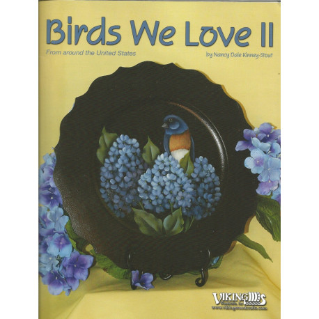 (LIVRESB) LIVRE PEINTURE SUR BOIS BIRDS WE LOVE de Nancy DALE KINNEY