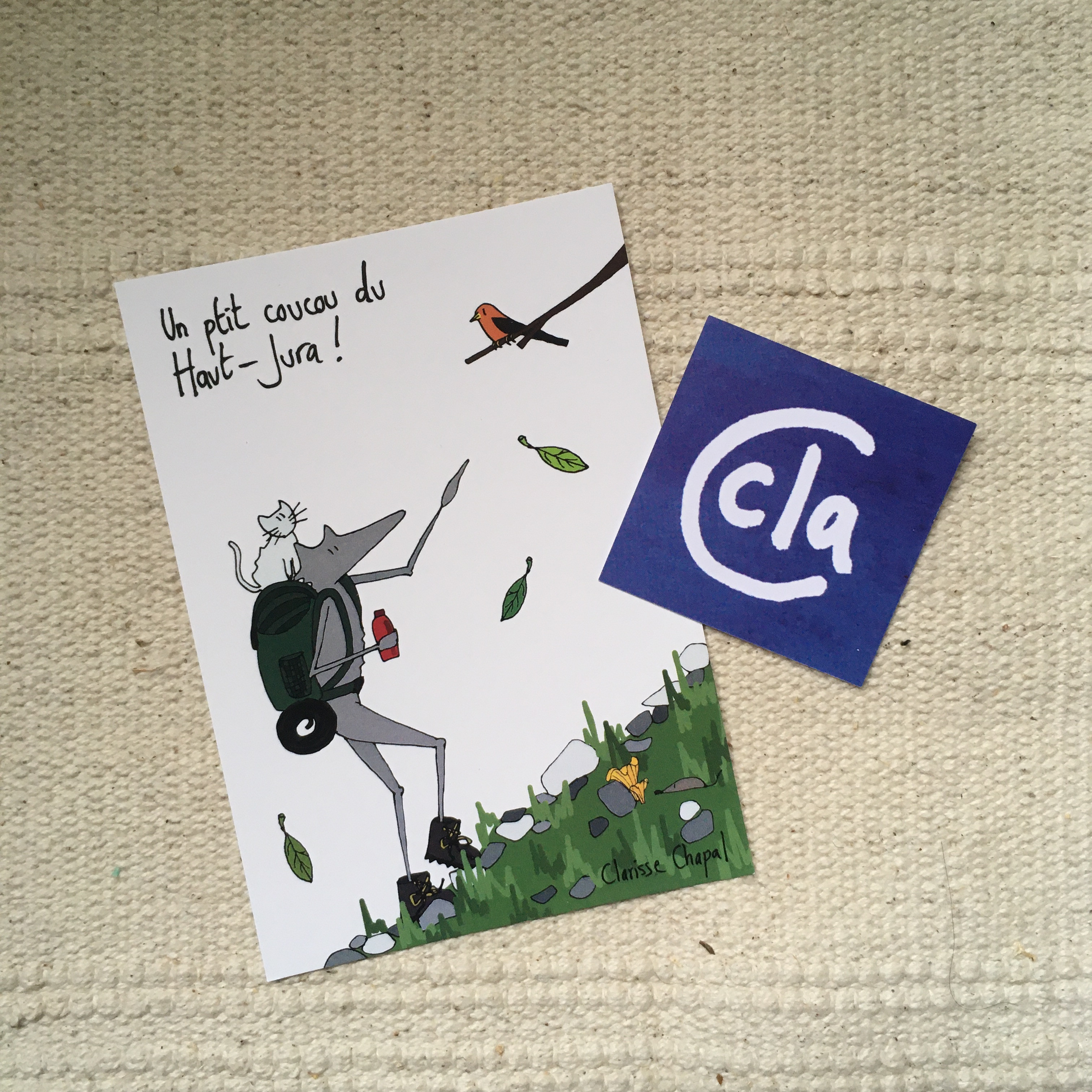 Carte Postale Illustree Un Petit Coucou Du Haut Jura Achetez A Saint Claude Carte Postale Illustree Un Petit Coucou Du Haut Jura Achetez A Saint Claude