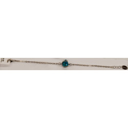 Bracelet andrea Marazzini - plaqué argent cristal turquoise