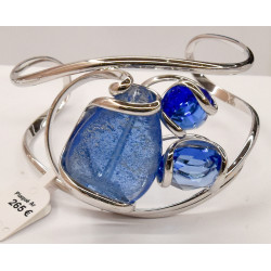Bracelet andrea Marazzini - plaqué argent cristal turquoise
