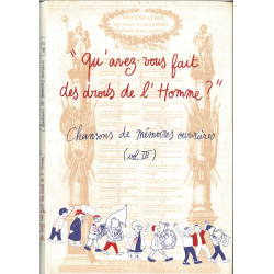LIVRE-CD Chansons de Mémoires Ouvrières (vol. III)
