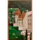 (GALERIE) Tableau acrylique sur toile 26/47 cm RUE ANTIDE JANVIER de JiPé