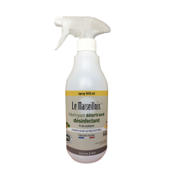Flacon réutilisable désinfectant - Le Marseillois